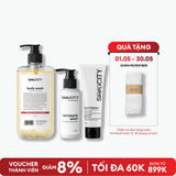 Combo Làm sạch 3in1 Sữa tắm tinh dầu, sữa rửa mặt và dung dịch vệ sinh