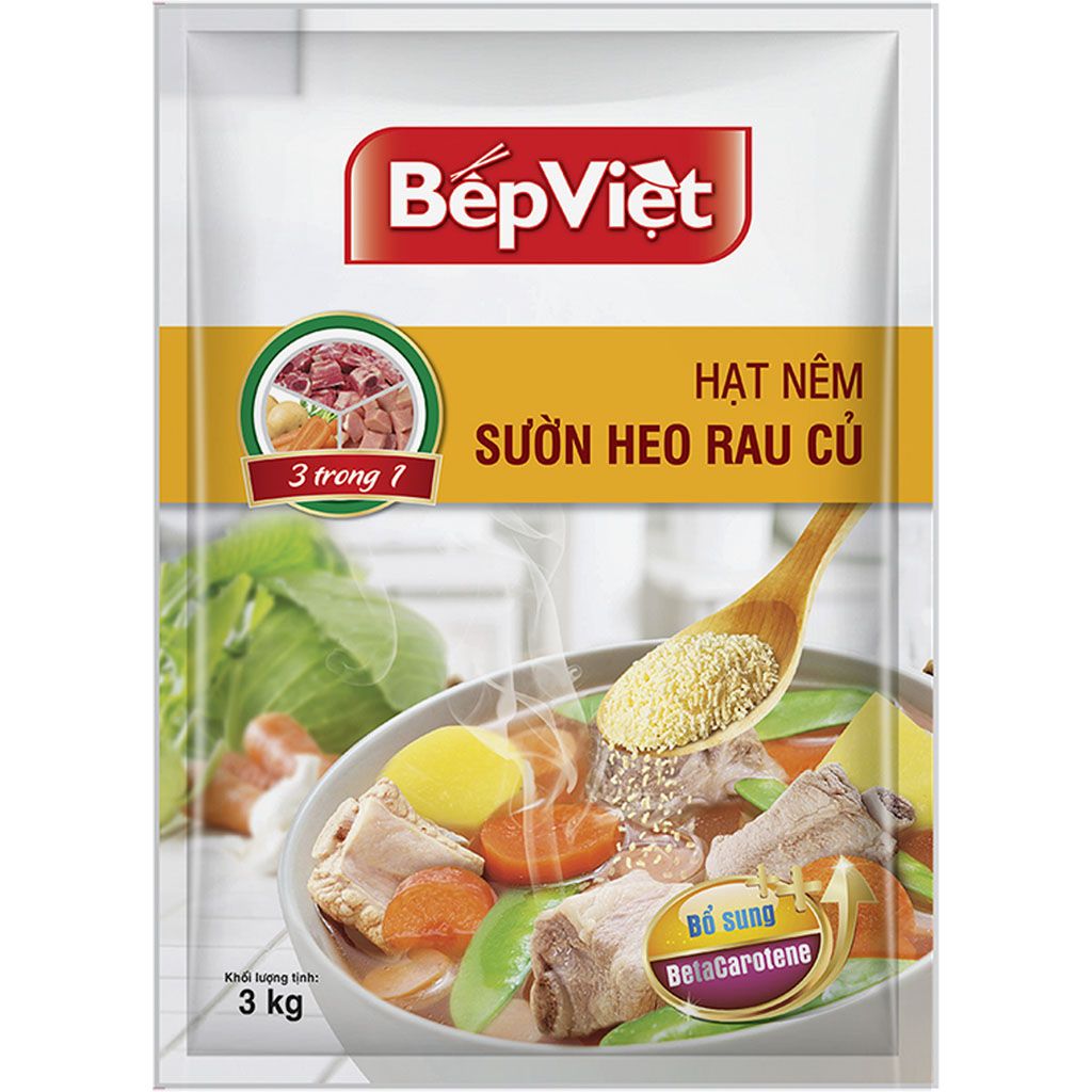 Hạt nêm sườn heo rau củ 3kg