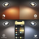  Đèn âm trần Philips Hue Centura Recessed Spotlight WACA 