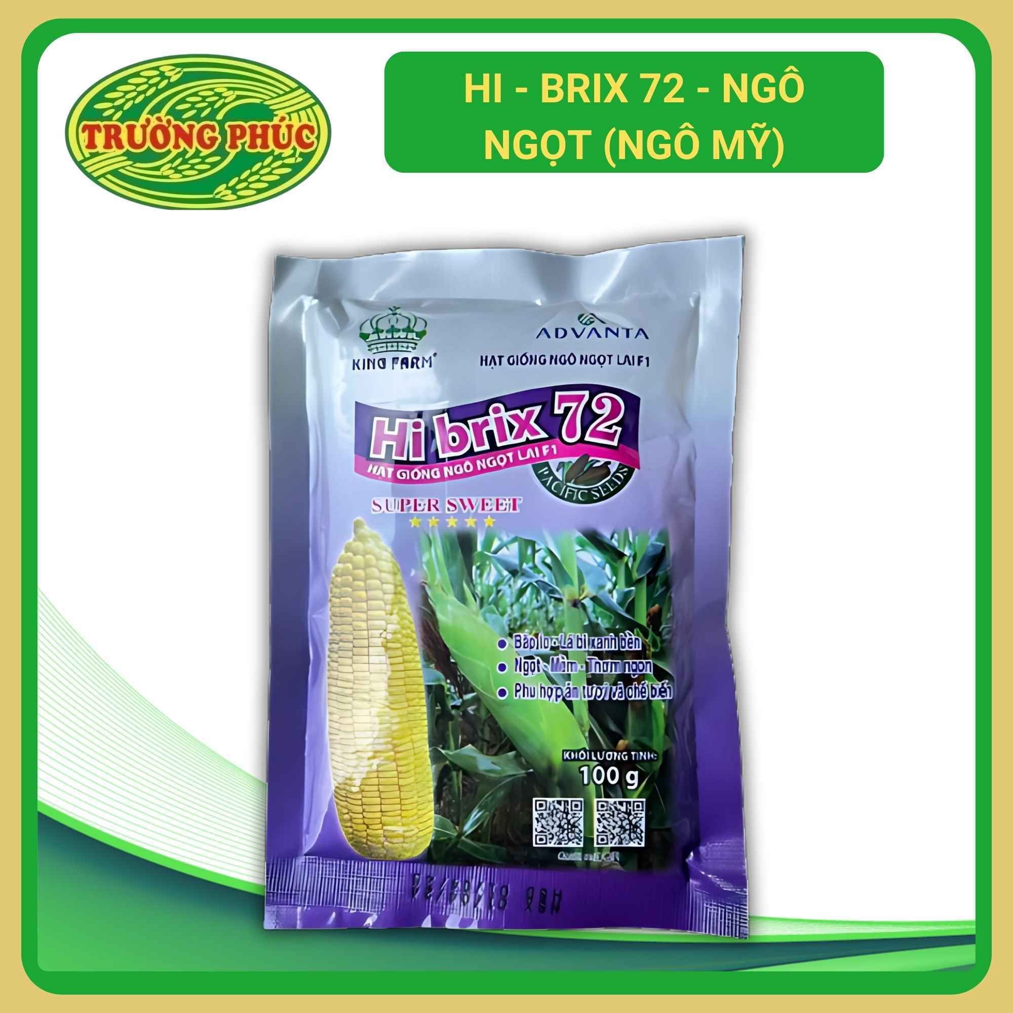 Hi - Brix 72 - Ngô ngọt (Ngô Mỹ) ( bắp ) (100g)