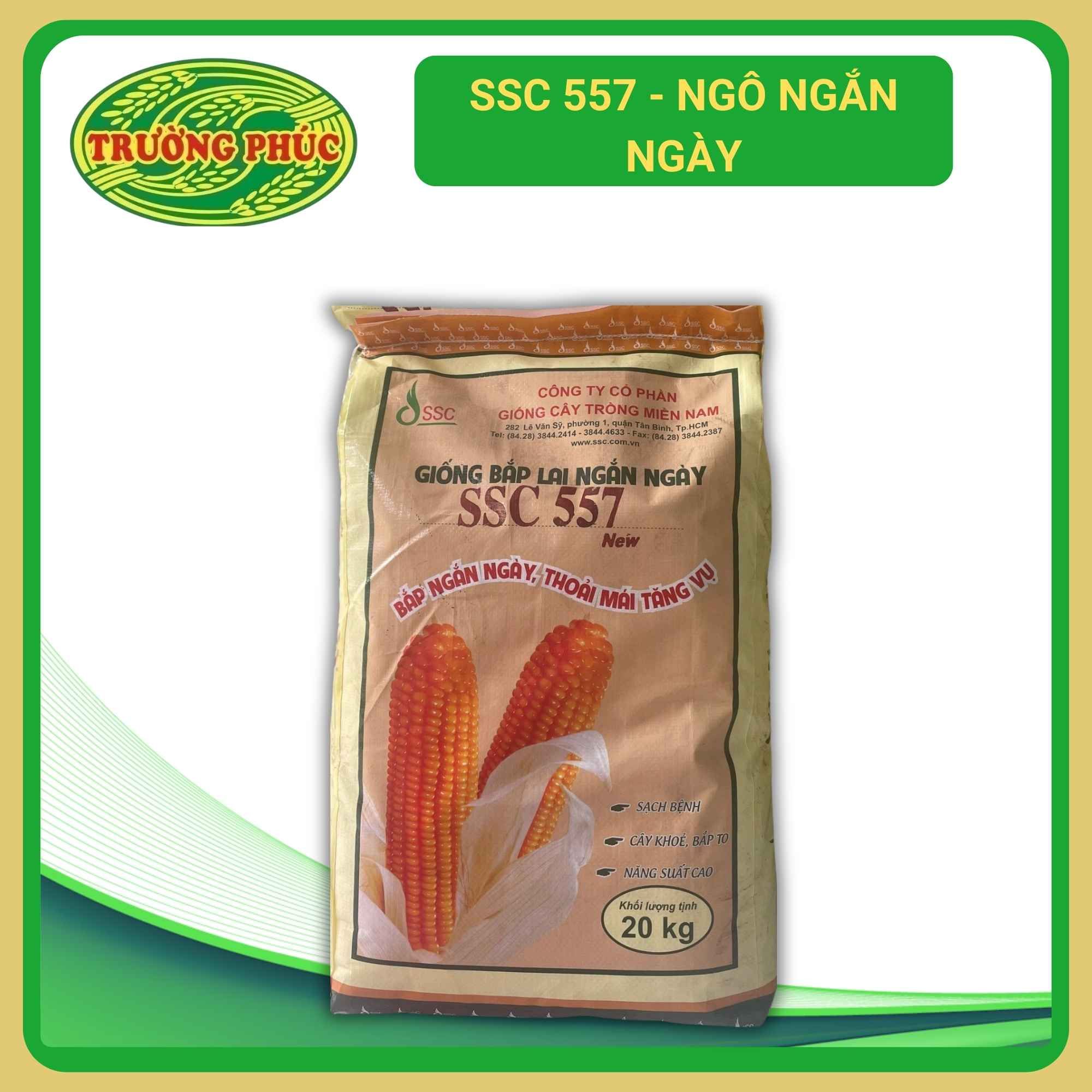 SSC 557 - Ngô ( Bắp ) ngắn ngày (1 kg)