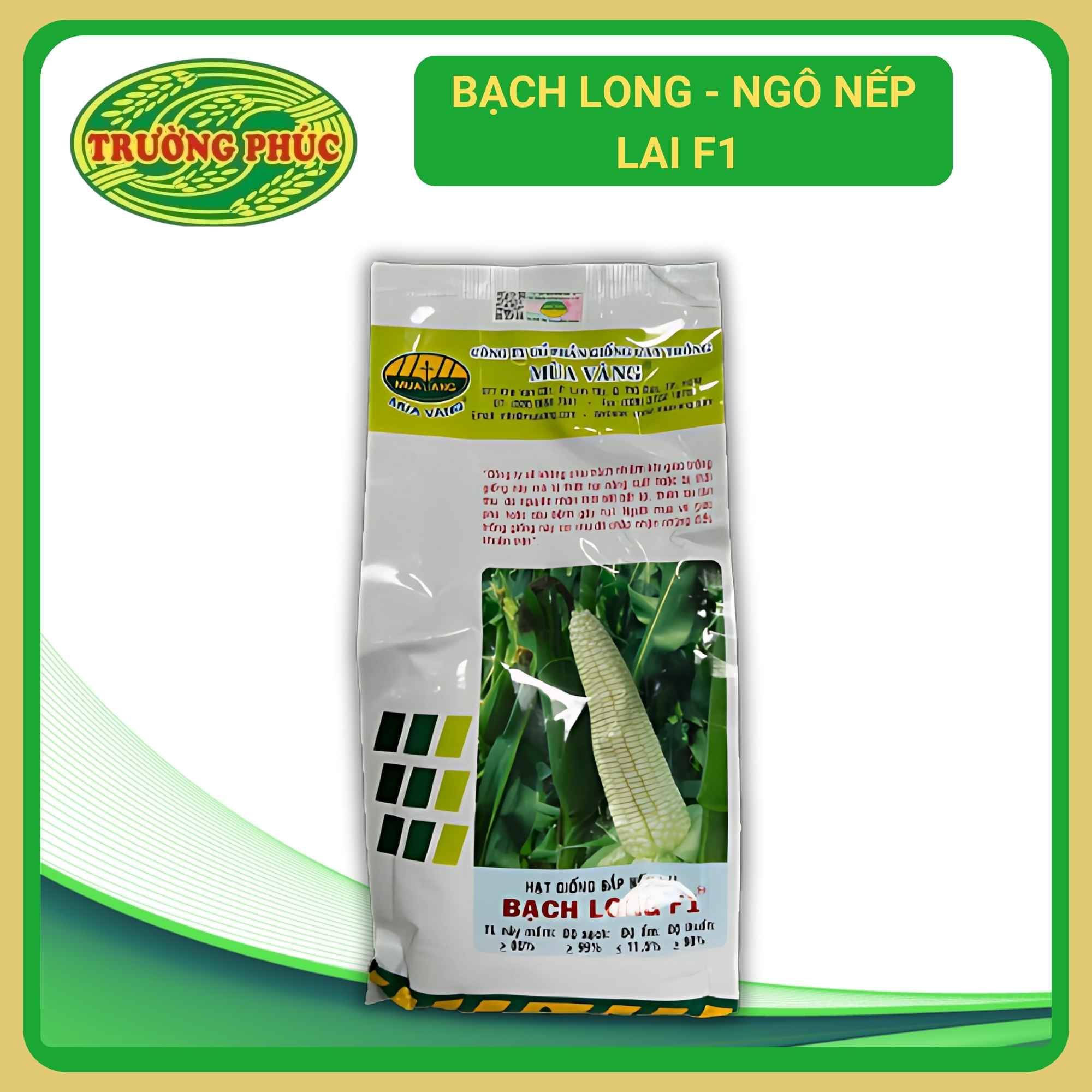 Bạch Long - Ngô ( bắp ) nếp lai F1 (500g)