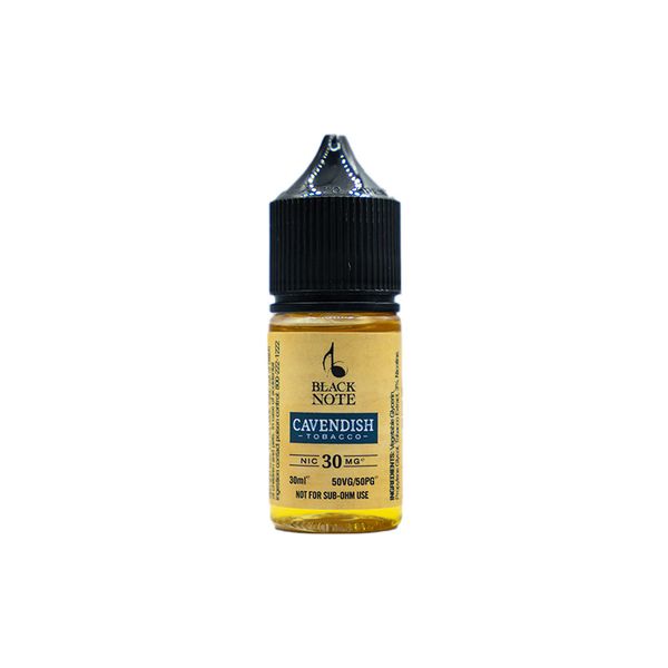BLACK NOTE CAVENDISH BLEND SALT NIC (30ML)(THUỐC LÁ CAVENDISH) Vape Go