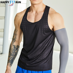 Áo chạy bộ Singlet Racing Nam HappyGo