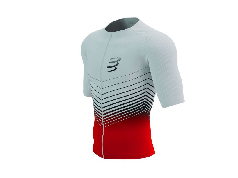 Áo ngắn tay ba môn phối hợp nam Compressport Postural Aero SS Top