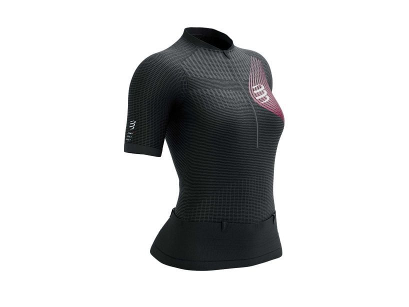 Áo ngắn tay chạy bộ nữ Compressport Trail Postural SS Top W