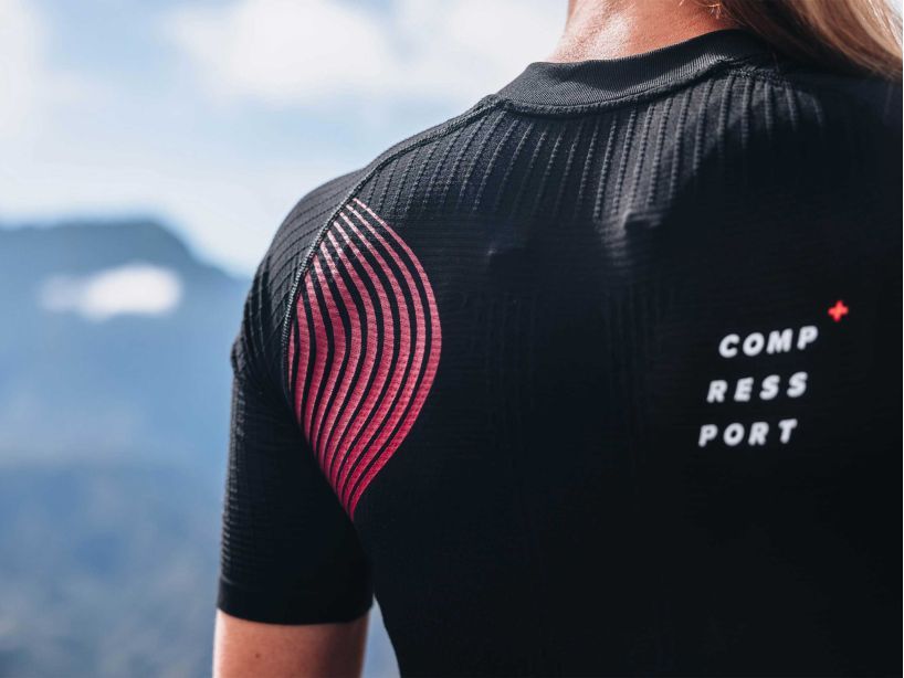 Áo ngắn tay chạy bộ nữ Compressport Trail Postural SS Top W