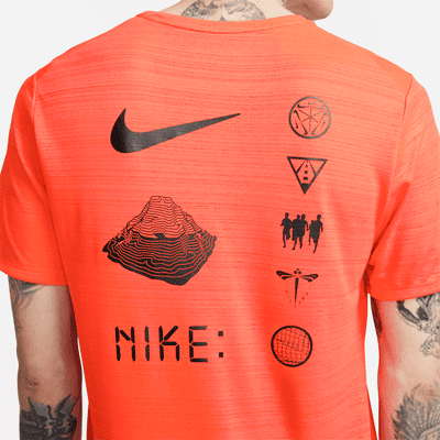 Áo ngắn tay chạy bộ  nam Nike Dri-FIT Miler