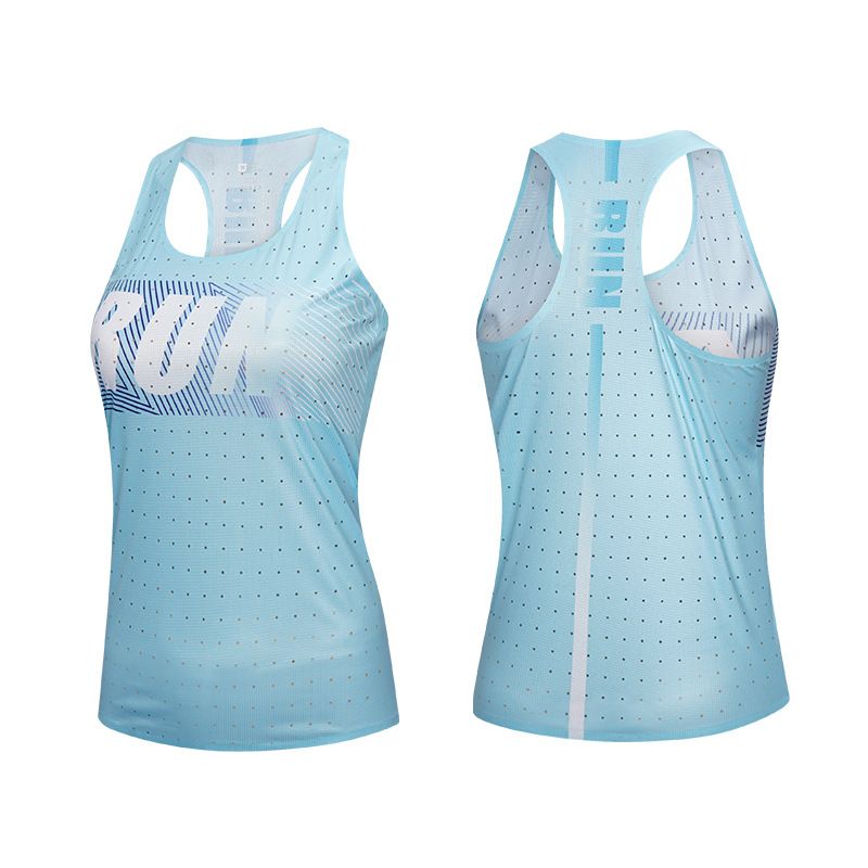 Áo chạy bộ Singlet racing nữ  HappyGo