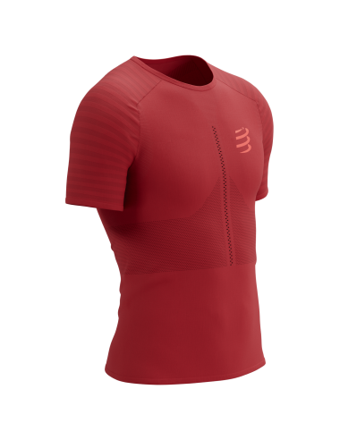 Áo ngắn tay chạy bộ nam Compressport Racing SS Tshirt