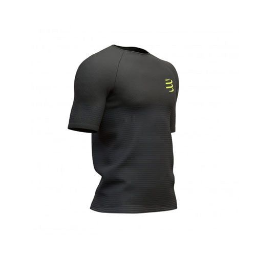 Áo chạy bộ nam Compressport Training Tshirt SS - Đen