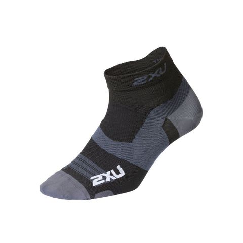 Tất Chạy Bộ 2XU Vectr Ultralight 1/4 Crew Socks