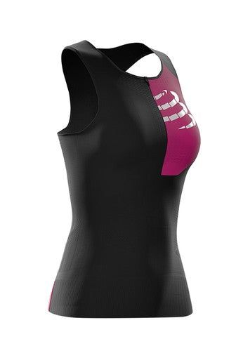 Áo chạy bộ ba lỗ ba môn phối hợp nữ Compressport