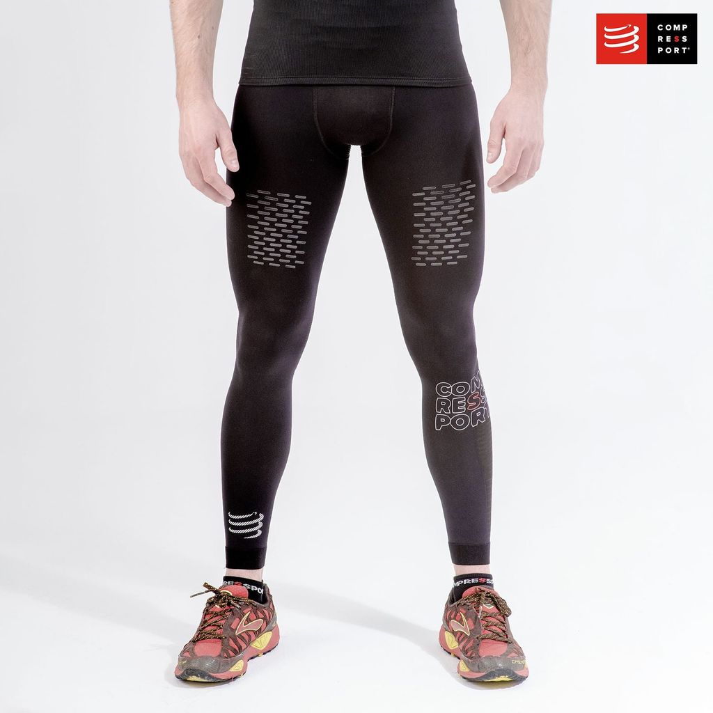 Quần chạy trail nam Compressport Trail Under Control Full Tights