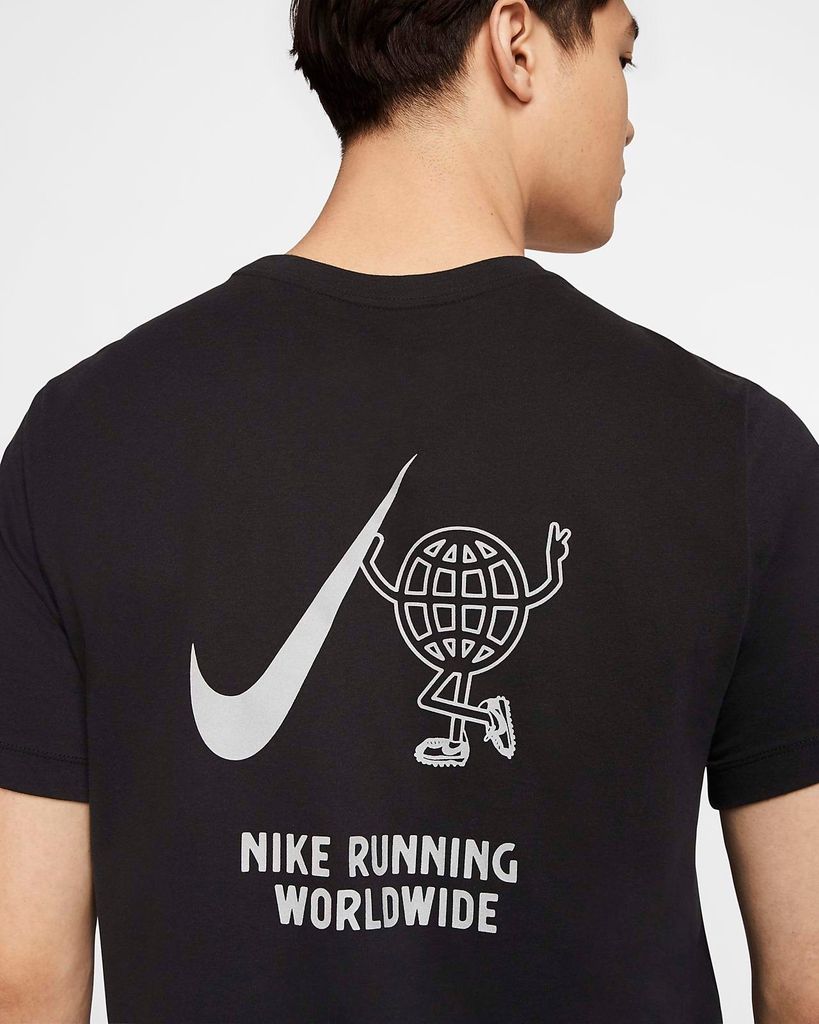 Áo ngắn tay Nike thể thao AS M NK DRY TEE WILD RUN GLOBE