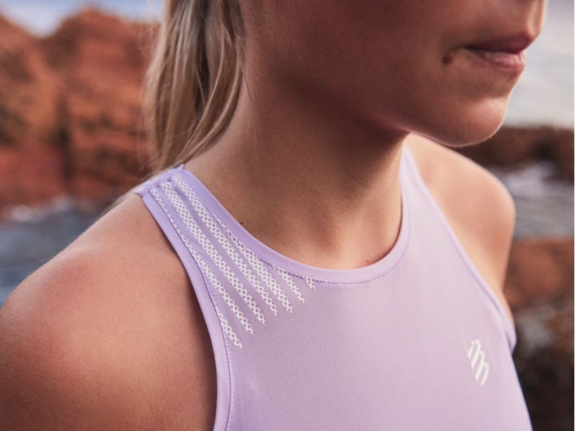 Áo ba lỗ chạy bộ nữ Compressport Performance Singlet