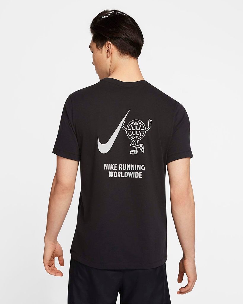Áo ngắn tay Nike thể thao AS M NK DRY TEE WILD RUN GLOBE