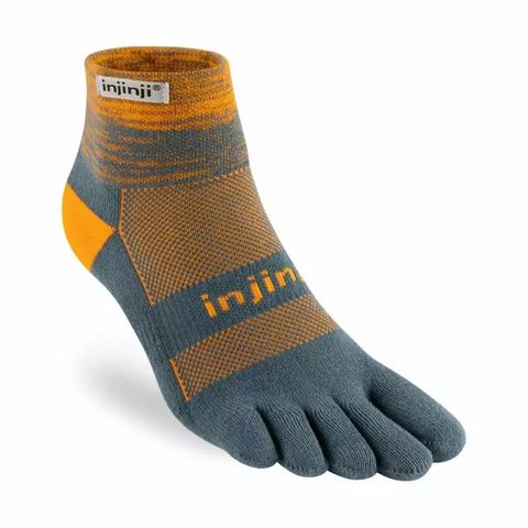 Tất xỏ ngón chạy địa hình Injinji TRAIL Midweight Mini-Crew