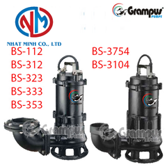 Bơm chìm nước thải Grampus -  Series BS