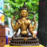  Bồ Tát Tara Trắng Đồng Xưa 