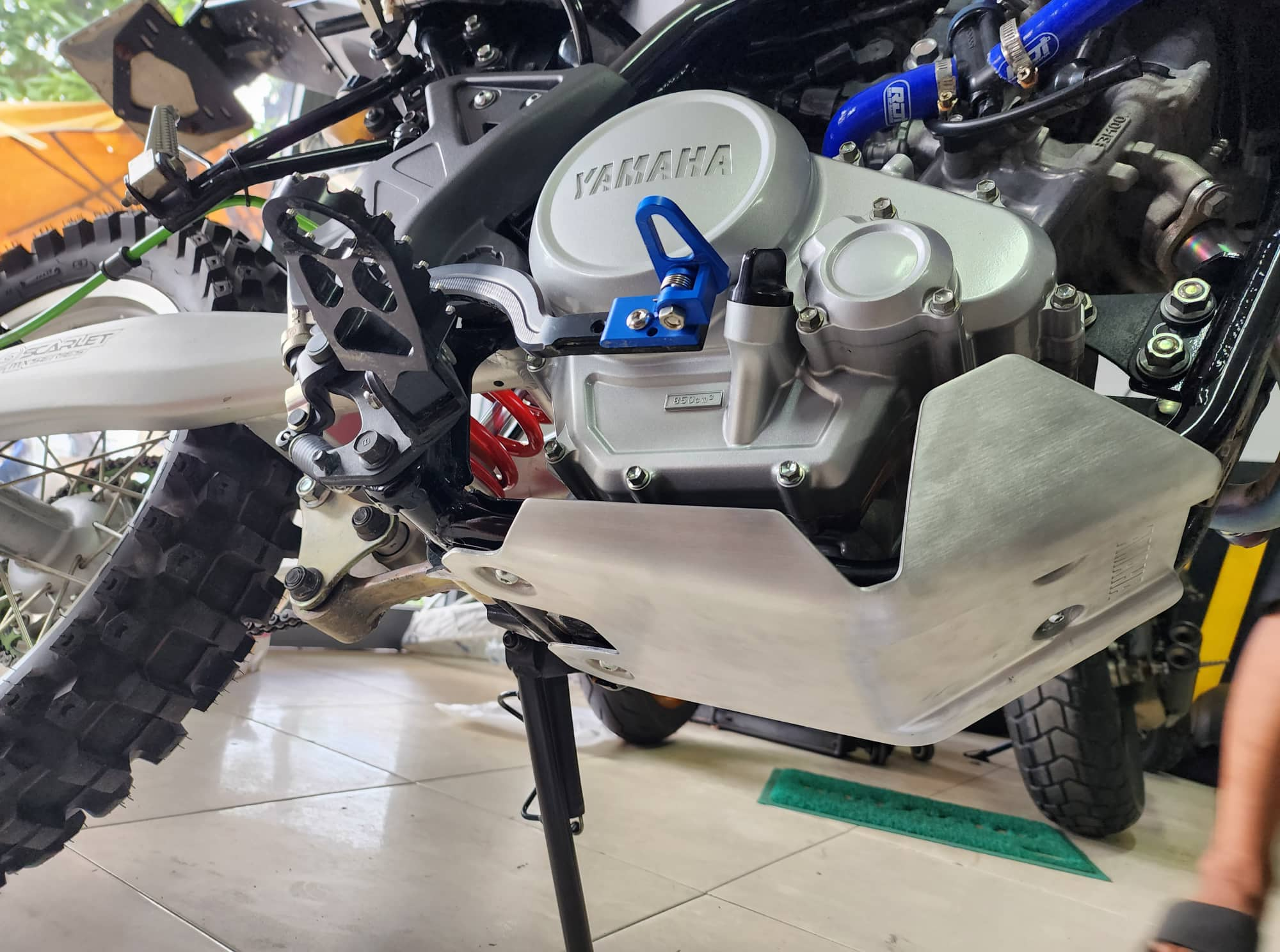 Ốp gầm nhôm WR155 chính hãng Yamaha