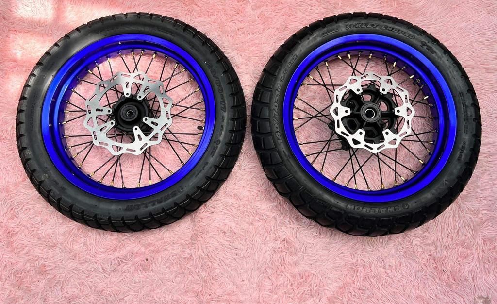 Combo niềng motard PNP WR155 bánh bán địa hình