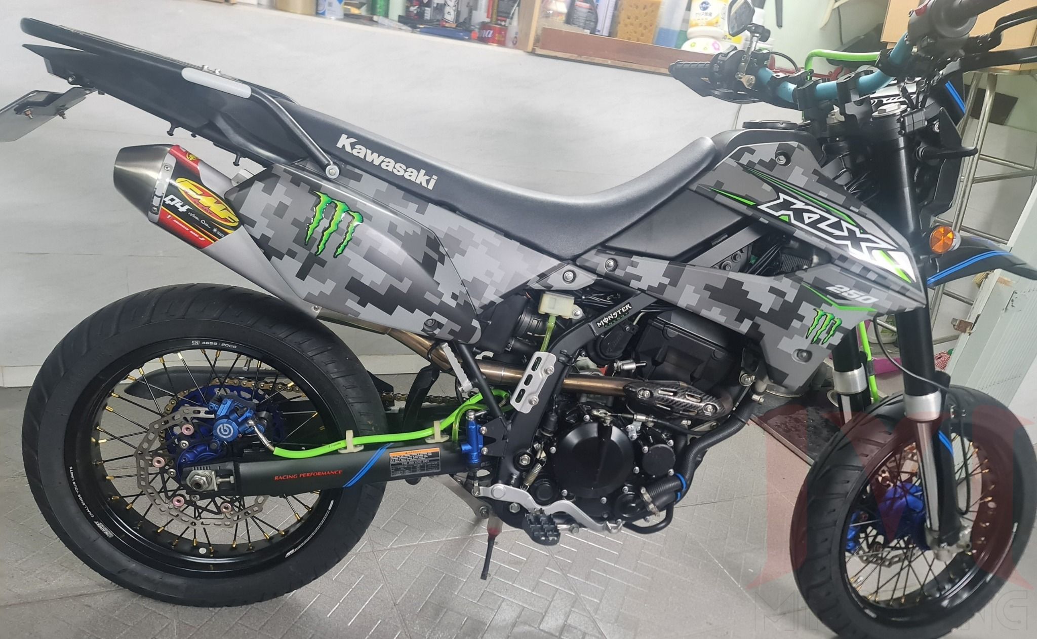  Hạ phuộc KLX250 