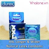  Bao cao su Durex XXL size lớn (XXL3) – Hộp 3 cái 