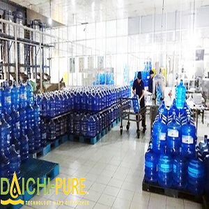 Quy trình sản xuất nước uống đóng bình đóng chai