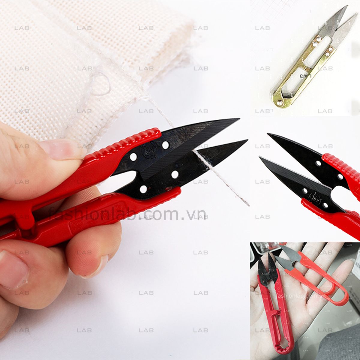 Kéo bấm chỉ cán nhựa #010103