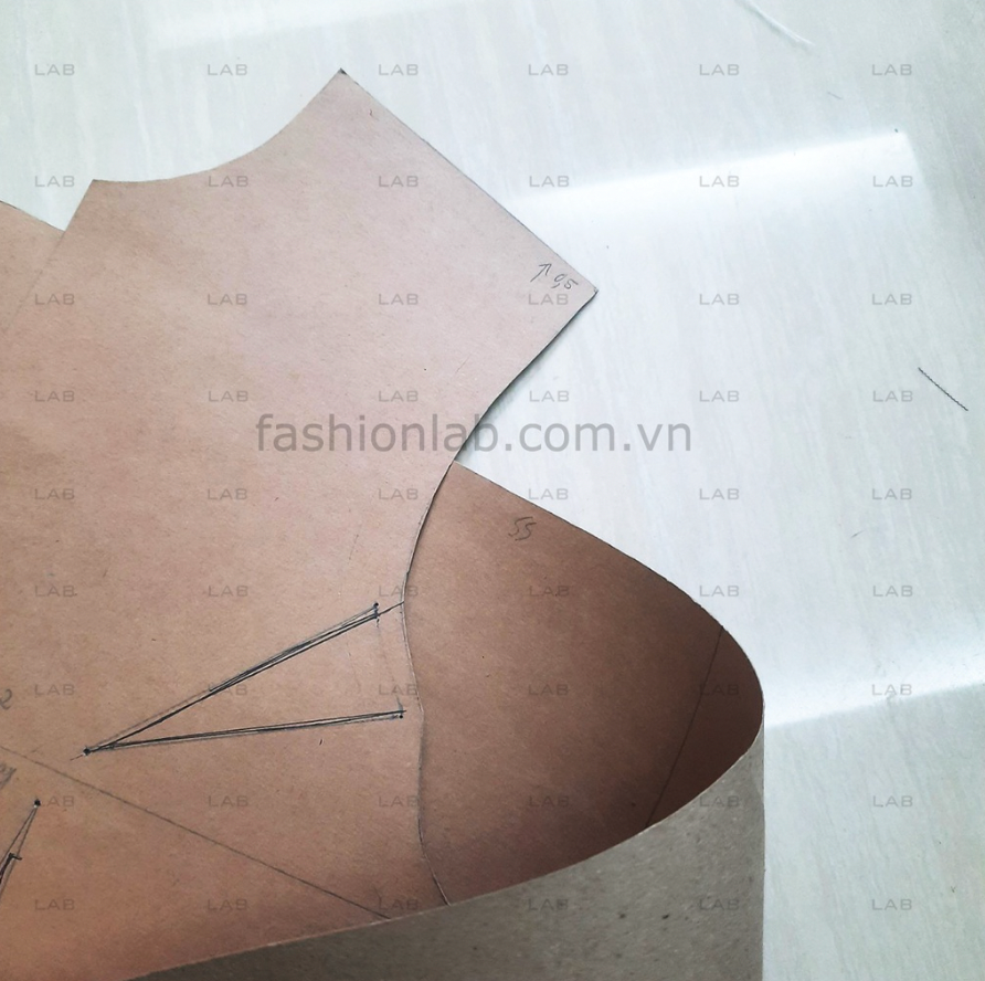 20 - 100 tờ giấy xi măng, bìa kraft làm rập cắt may, thủ công #010105