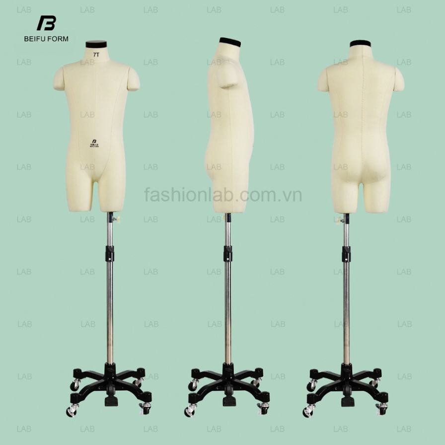Cốt thiết kế Beifu - trẻ em bán thân - tách đùi #010201