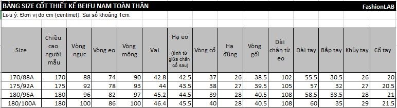Cốt thiết kế Beifu - nam toàn thân #010201