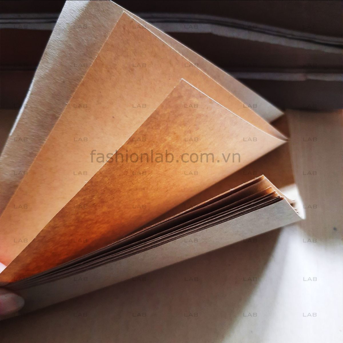 20 - 100 tờ giấy xi măng, bìa kraft làm rập cắt may, thủ công #010105