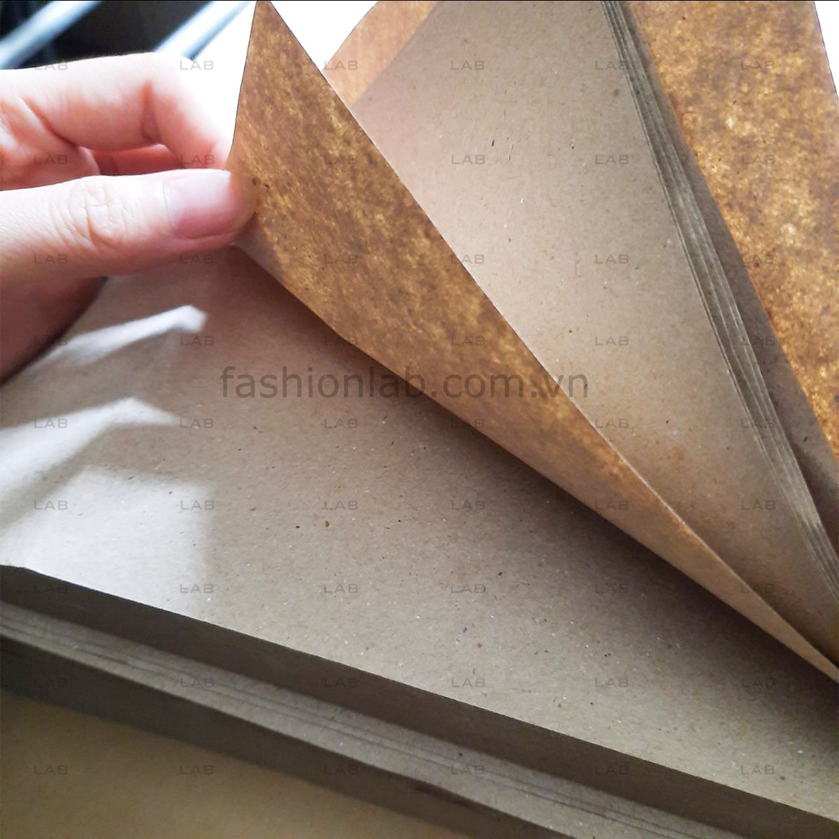 20 - 100 tờ giấy xi măng, bìa kraft làm rập cắt may, thủ công #010105
