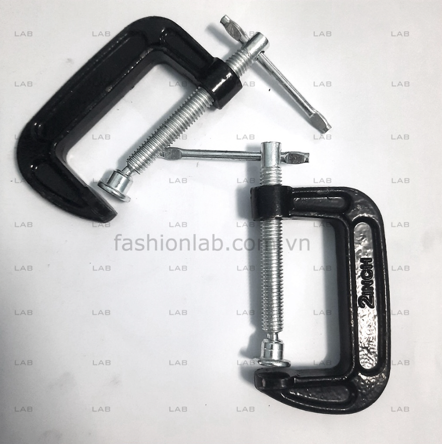 Kẹp C cố định khung thêu, kẹp gỗ #010301