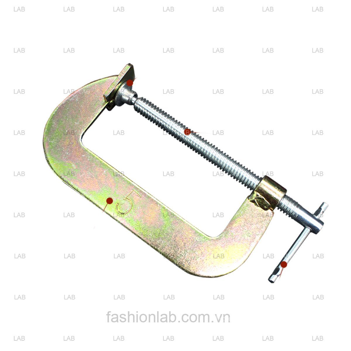 Kẹp C cố định khung thêu, kẹp gỗ #010301