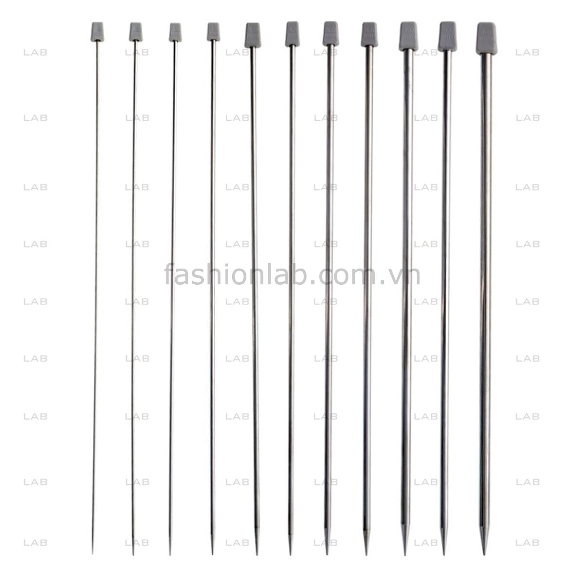 Set 4 cặp kim đan nhôm 2mm, 4mm, 6mm, 8mm #010401