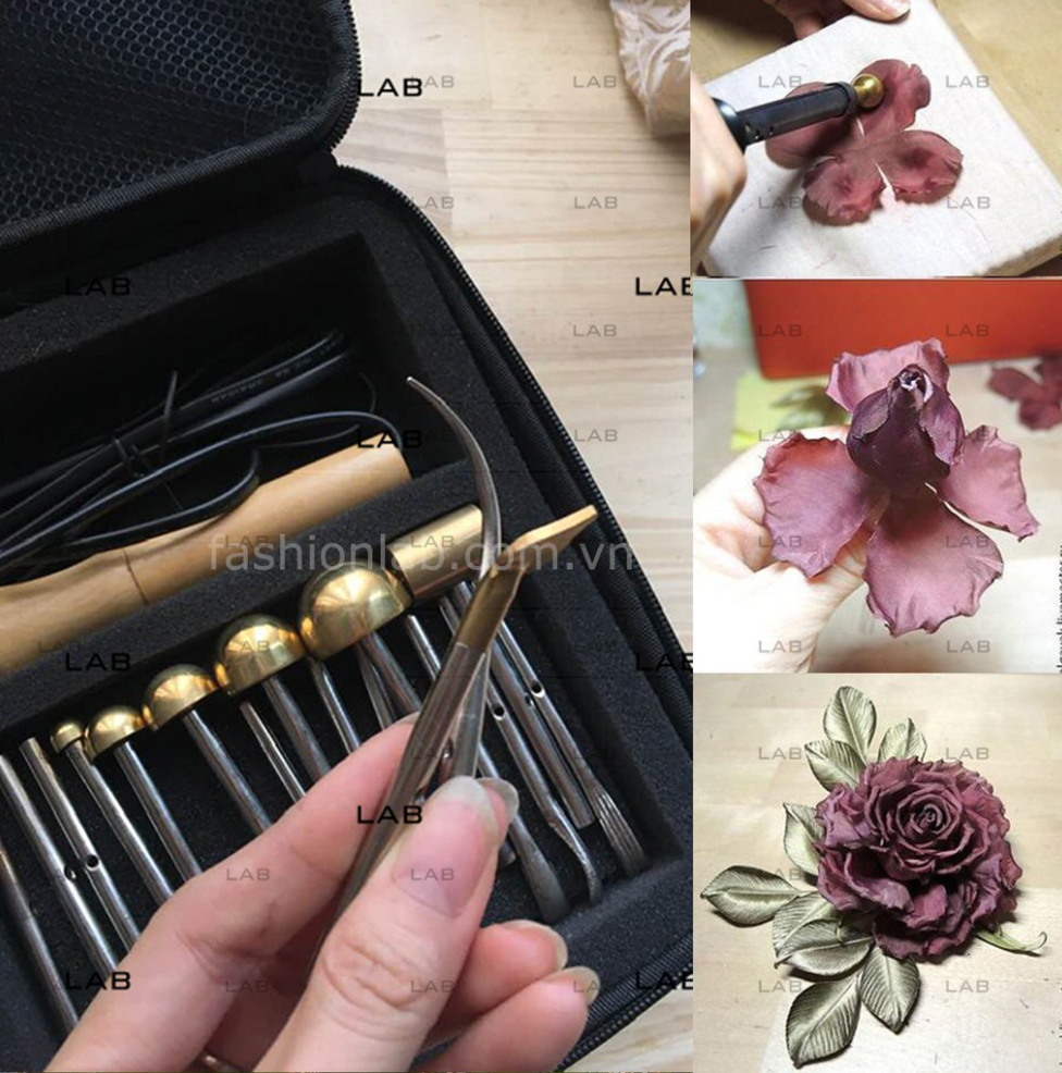 Bộ dụng cụ làm hoa lụa #010601