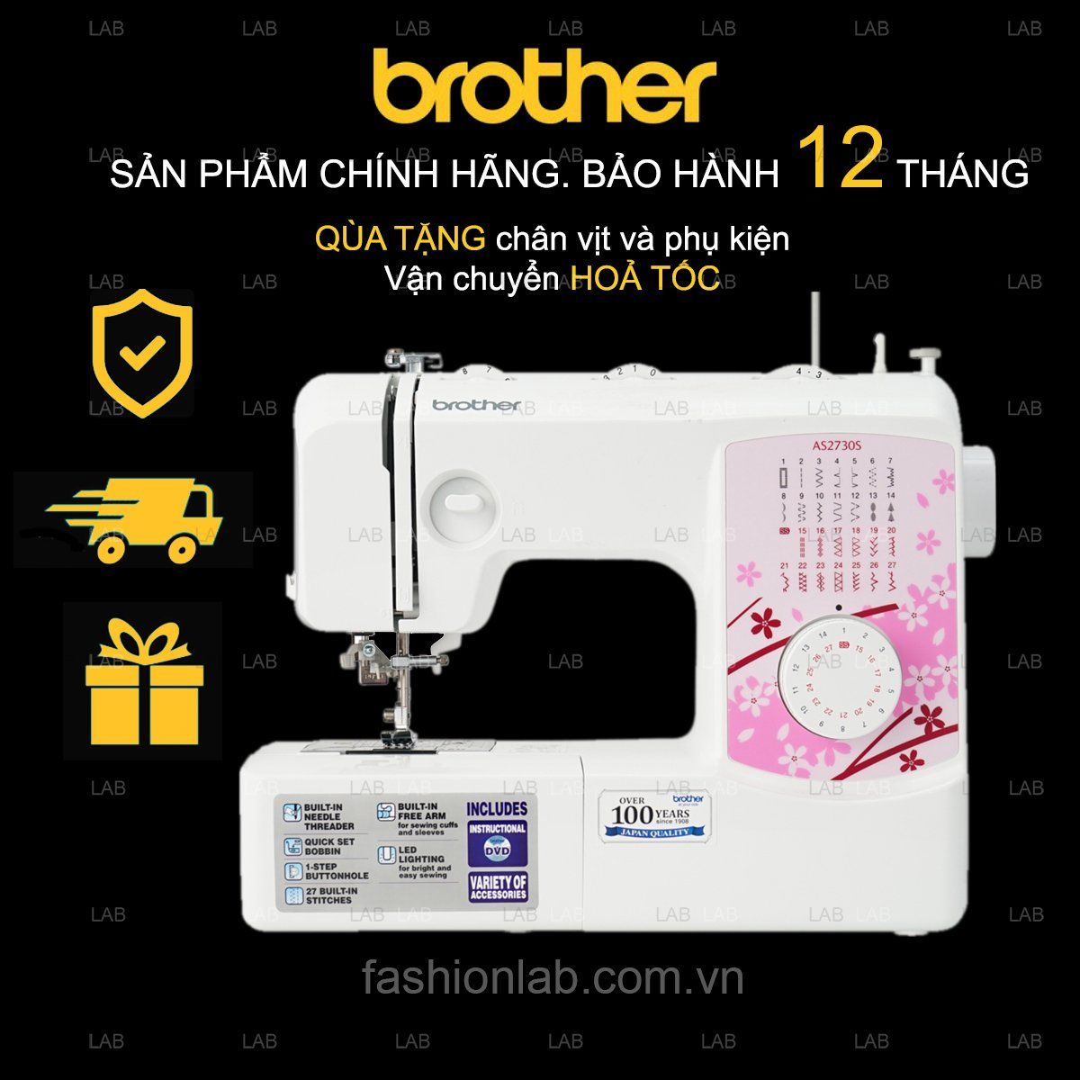 Máy may cơ gia đình Brother AS2730s (Cái) #010801