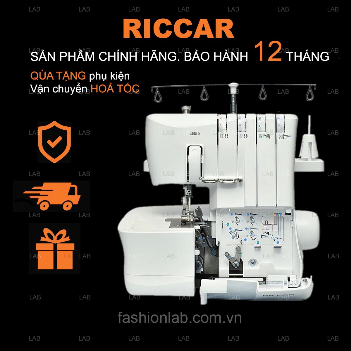 Vắt sổ Riccar LB55 (cái) #010801 (Cái)