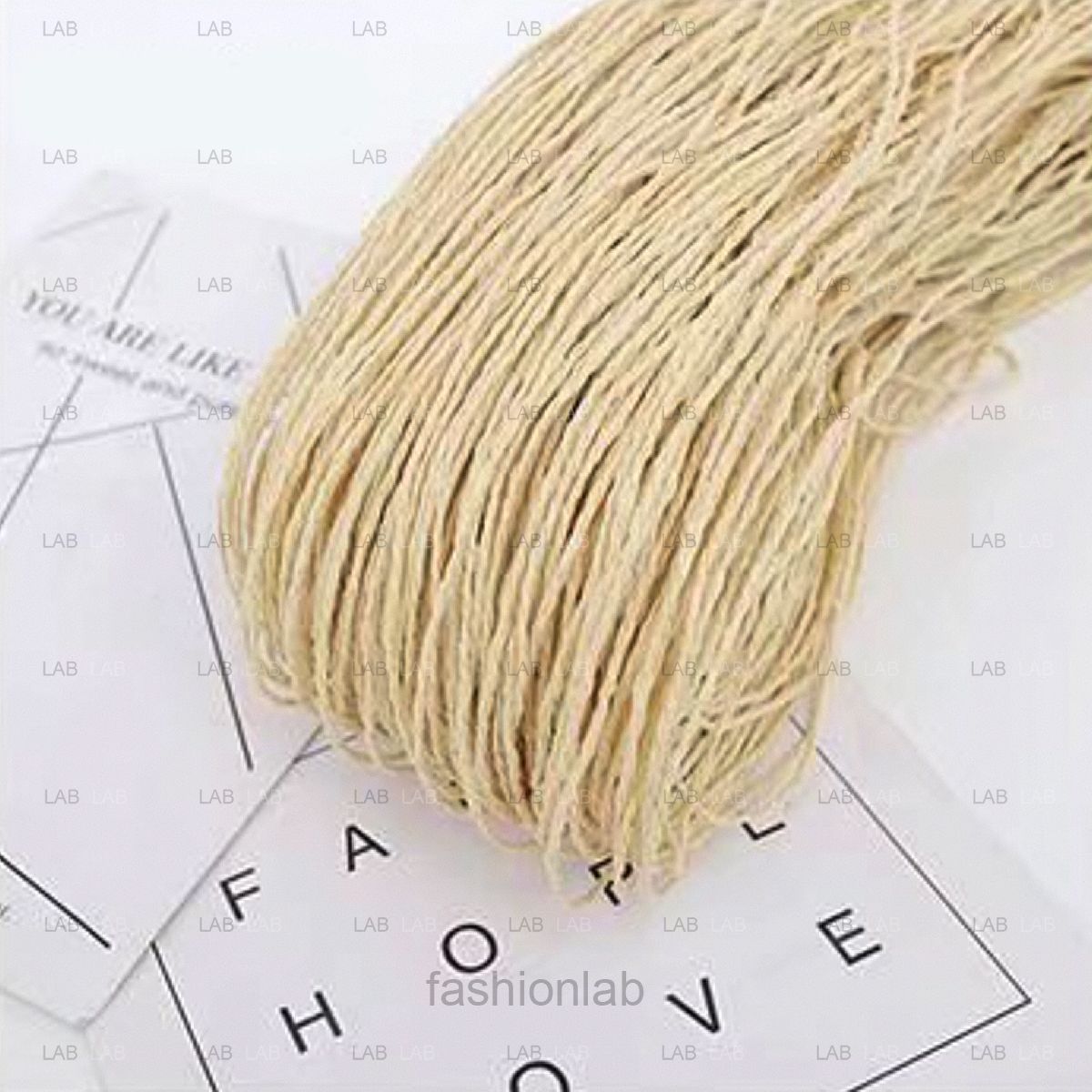 Dây lanh cói bện sợi đan mũ, đan túi xách #020101 (Cuộn 160g)