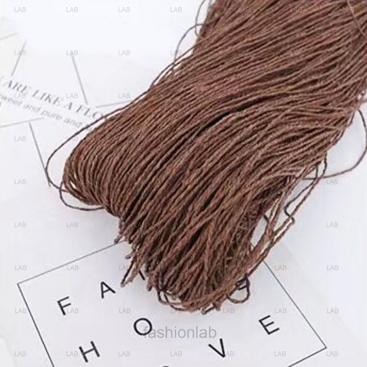 Dây lanh cói bện sợi đan mũ, đan túi xách #020101 (Cuộn 160g)