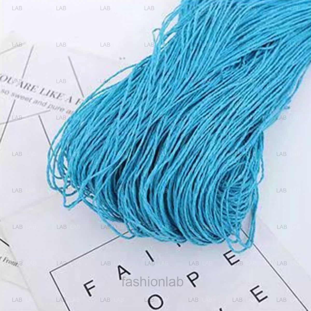 Dây lanh cói bện sợi đan mũ, đan túi xách #020101 (Cuộn 160g)
