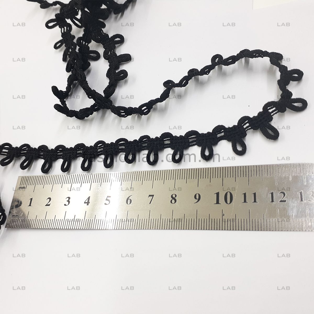 Dây cúc đan giọt nước dày #020202