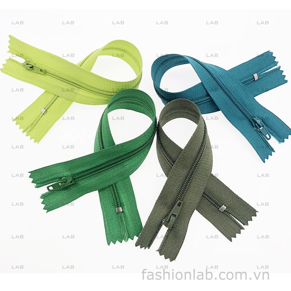 Dây khóa quần áo số 3 - 50cm #020202