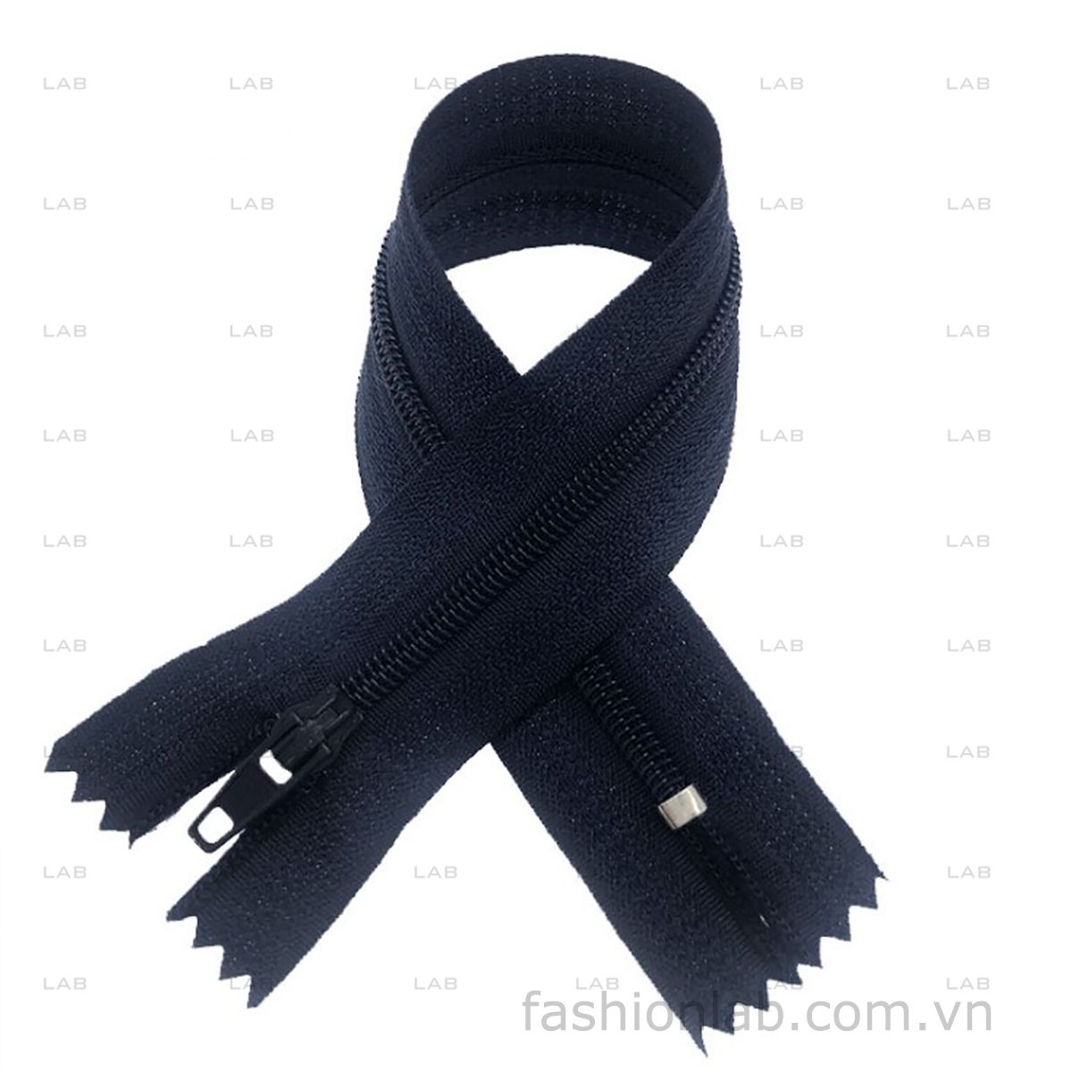 Dây khóa quần áo số 3 - 50cm #020202