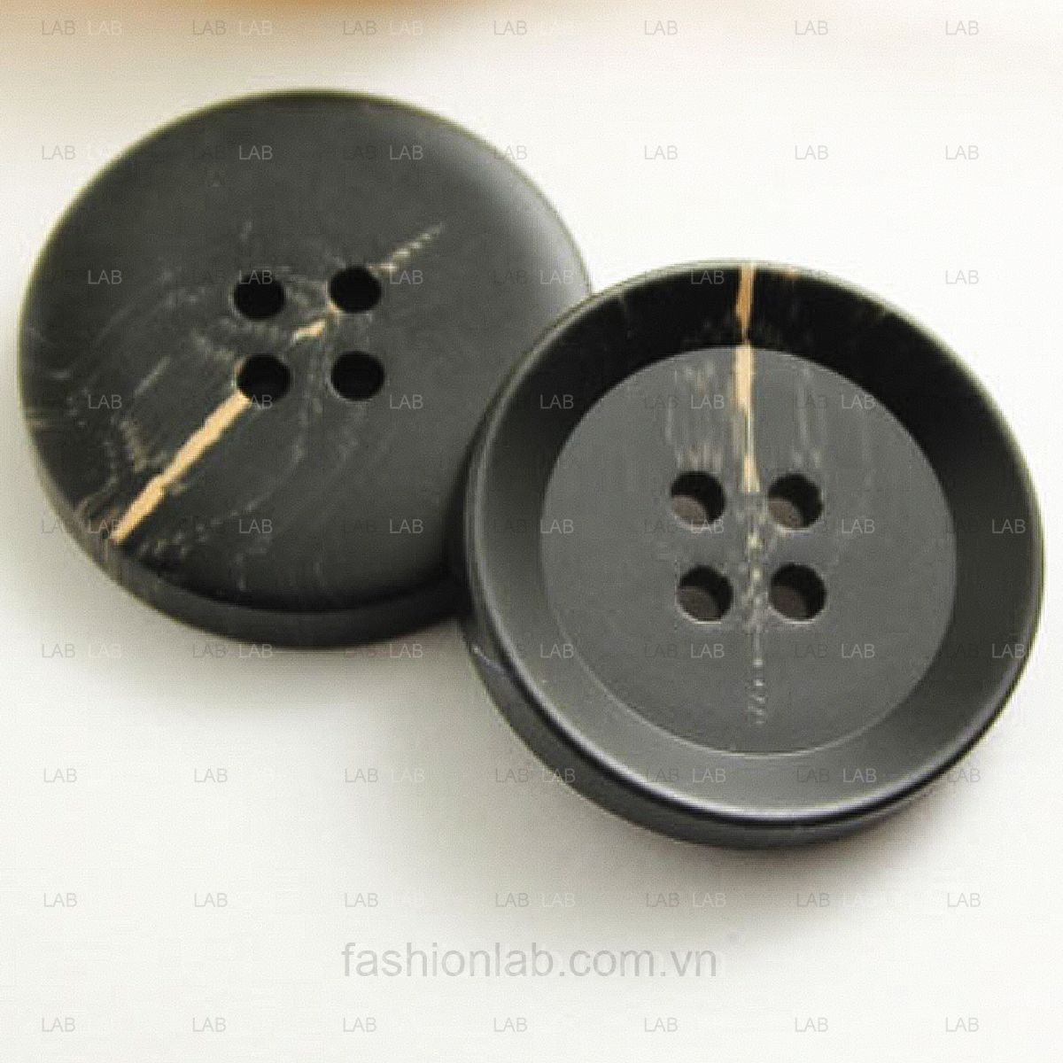 (10 chiếc) Khuy nhựa giả sừng mã 068 #020201