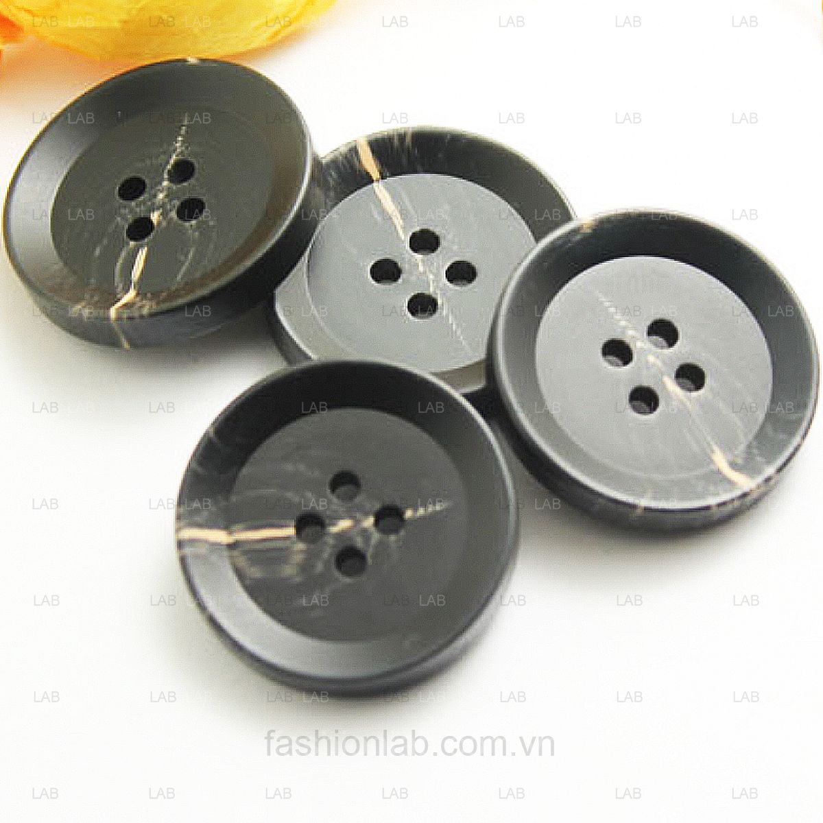 (10 chiếc) Khuy nhựa giả sừng mã 068 #020201