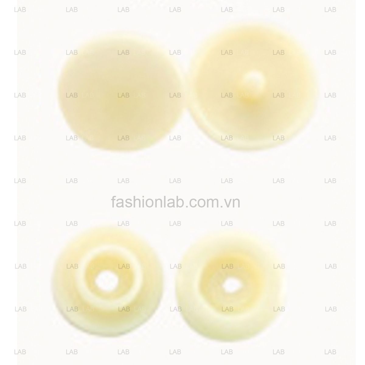 10 bộ Khuy cúc bấm nhựa 4 chi tiết T3, T5, T8 10mm, 12mm, 14mm #020201